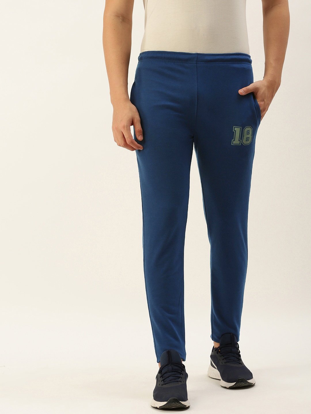 

Sports52 wear Men Slim Fit Training Track Pants, Blue