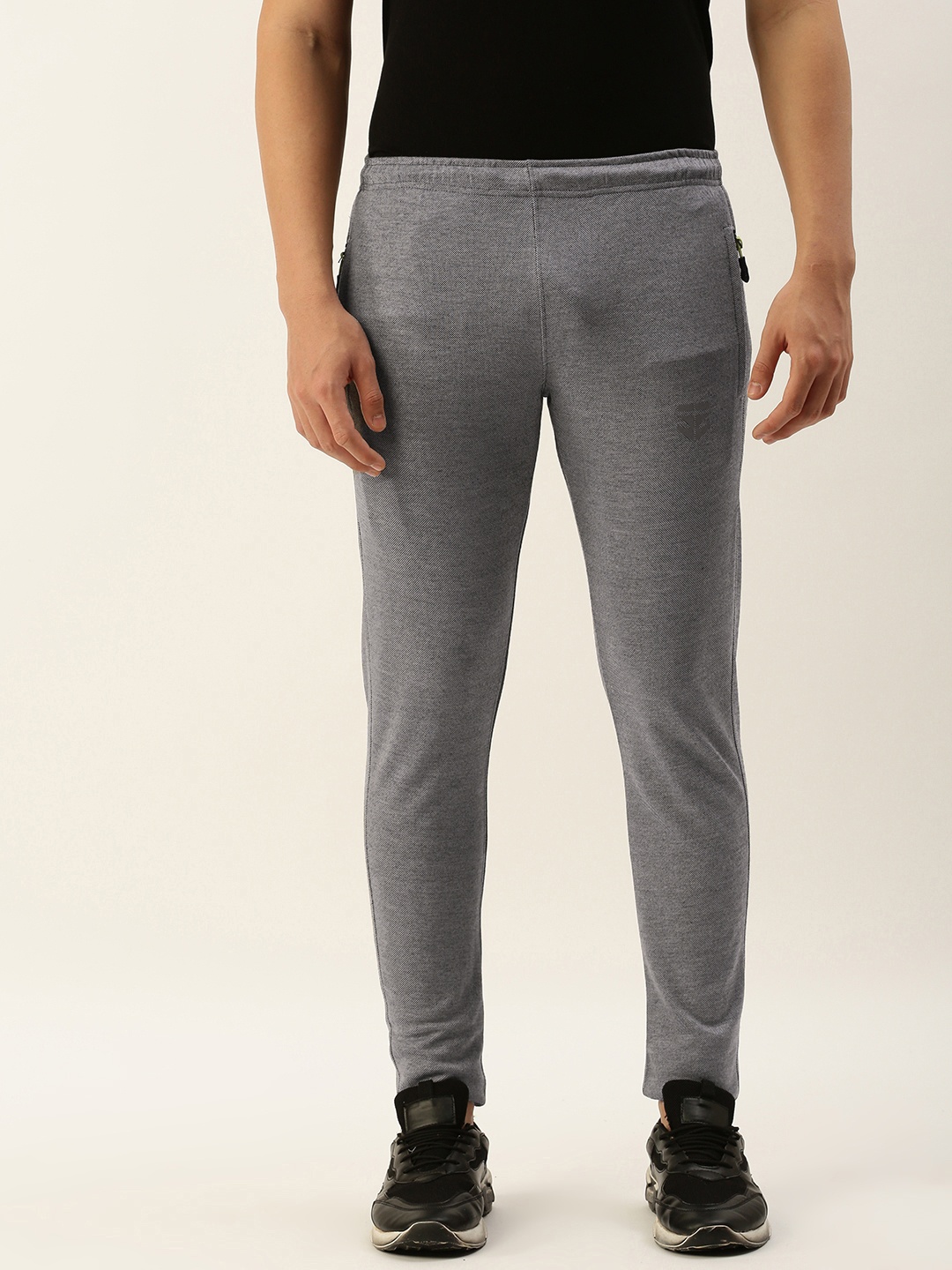 

Sports52 wear Men Solid Slim Fit Mid Rise Training Or Gym Track Pants, Grey
