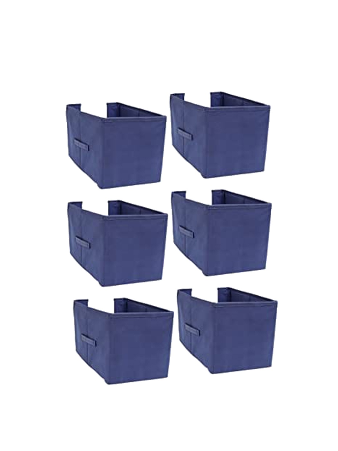 

Perpetual Blue 6 Pieces Non-Woven Multi Utility Foldable Wardrobe Organisers