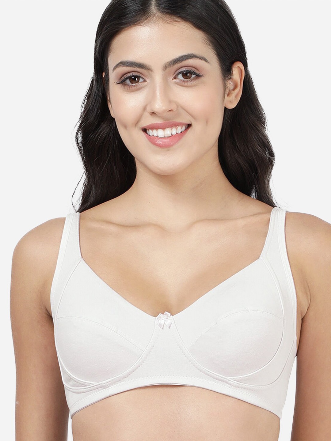 

Susie Solid Cotton Everyday Bra - Medium Coverage, White