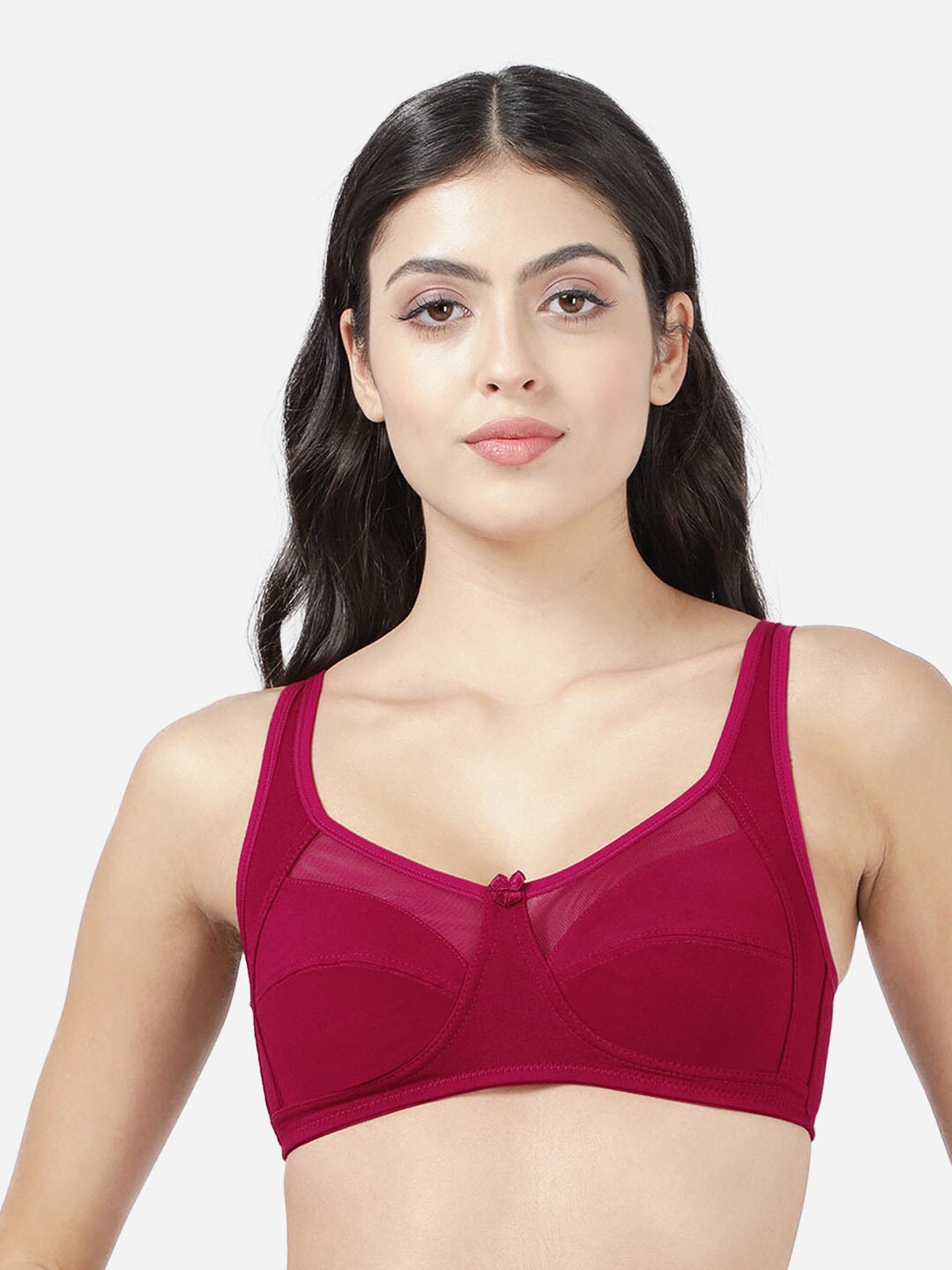 

Susie Non Padded Non-Wired All Day Comfort Cotton Bra, Red