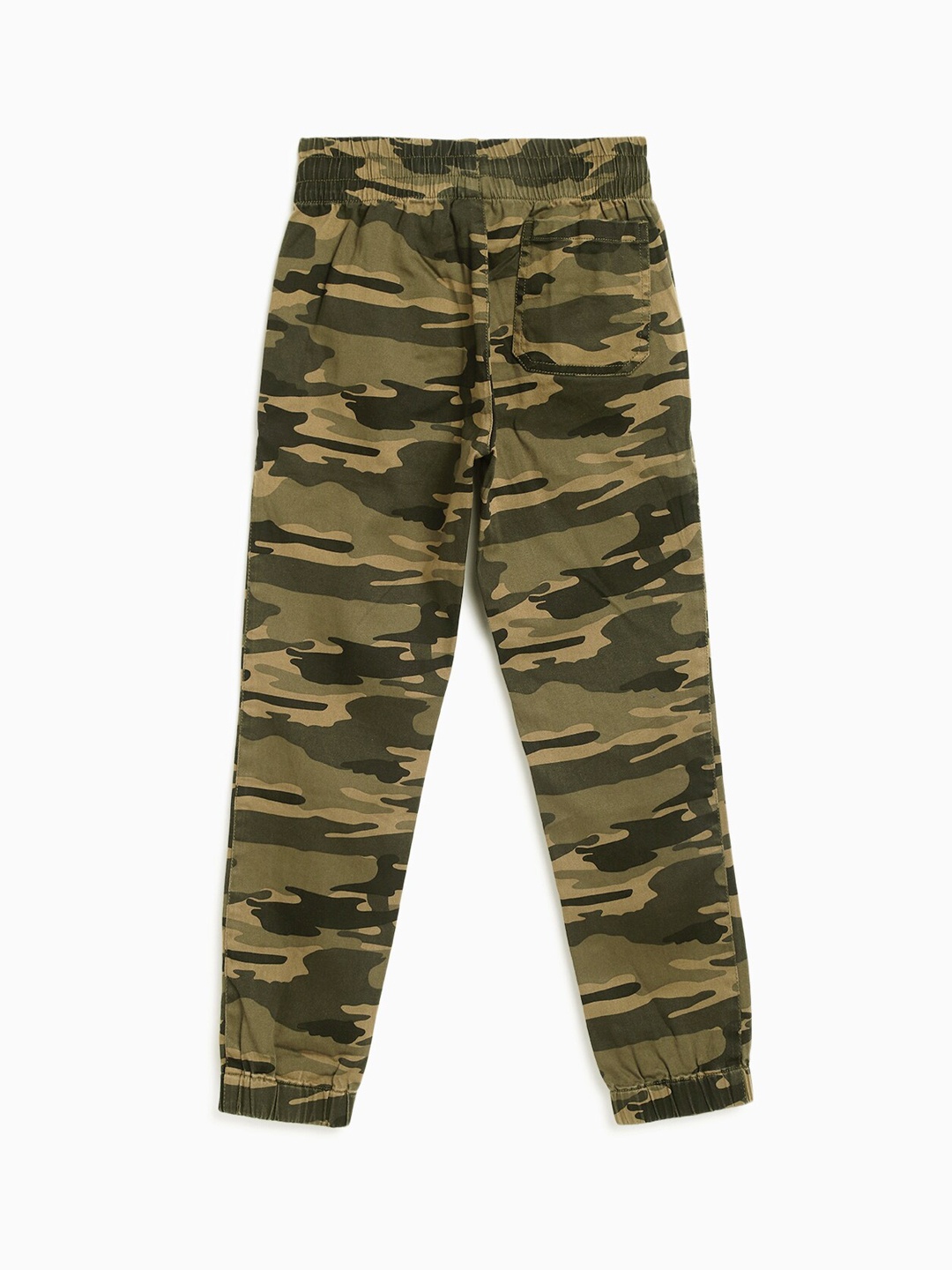 

Campana Boys Camouflage Printed Cotton Joggers, Khaki