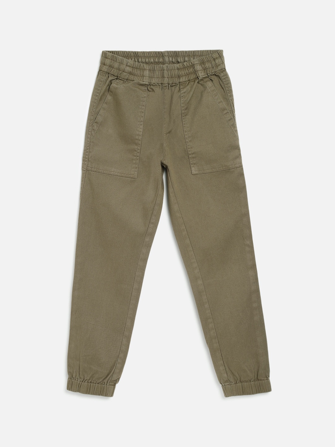 

Campana Boys Mid-Rise Cotton Joggers, Green