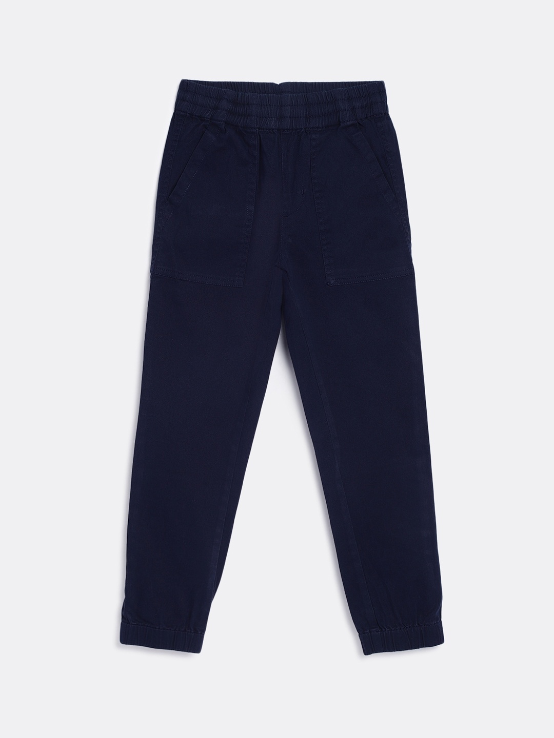 

Campana Boys Mid-Rise Cotton Joggers, Navy blue