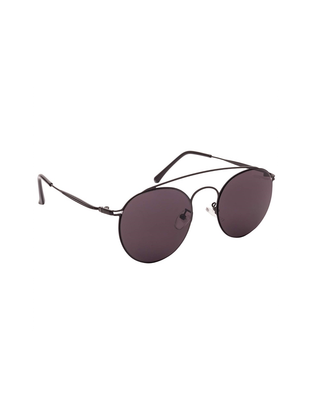 

SUNNIES Full Rim Round Sunglasses with UV Protected Lens B80-195-Black, Purple