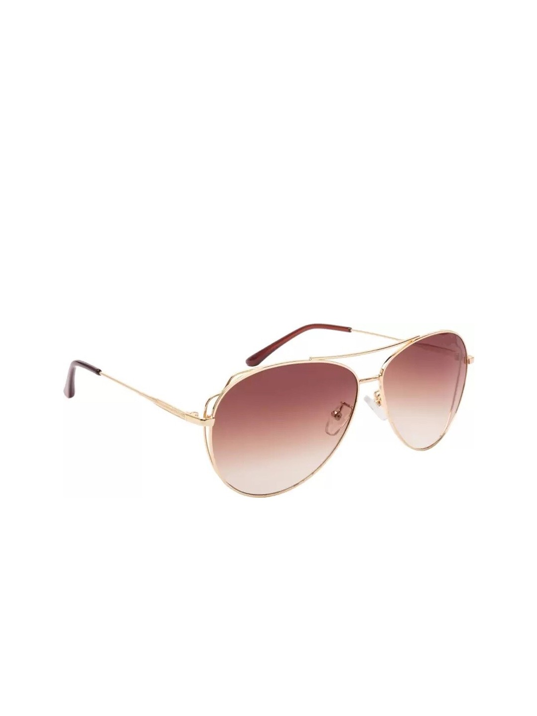 

SUNNIES Aviator Sunglasses With UV Protected Lens B80-136-Gold, Brown