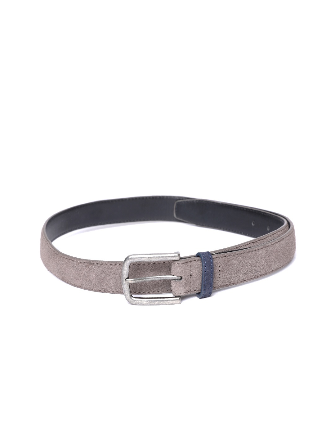 

MANGO MAN Men Brown Leather Solid Belt