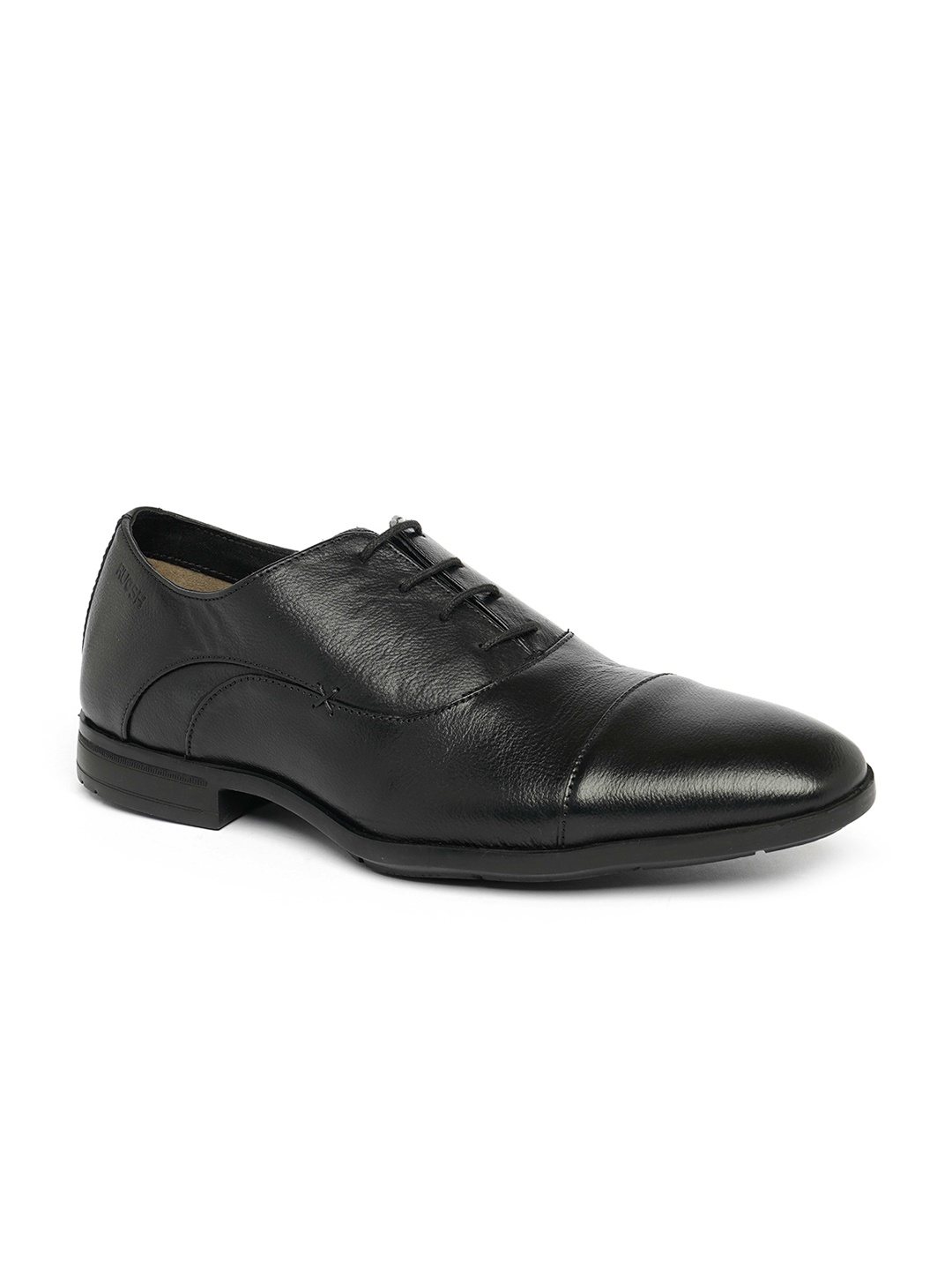 

Ruosh Men Textured Formal Oxfords, Black
