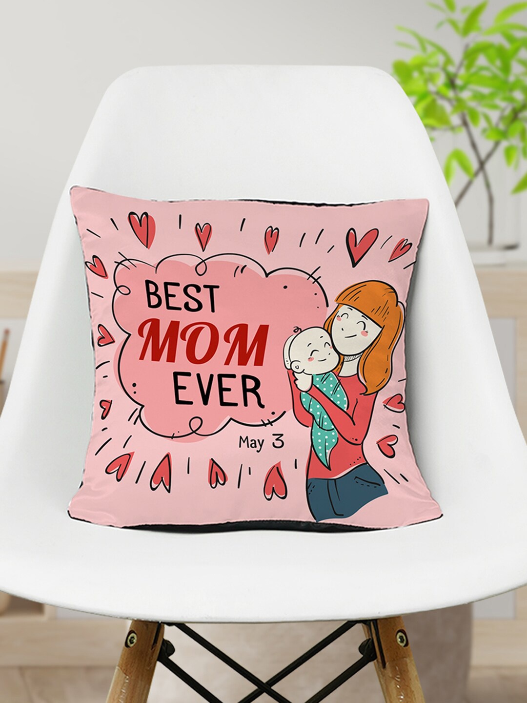 

Crazy Corner Mother's Day Pink & Red Printed Pre-Filled Cushion