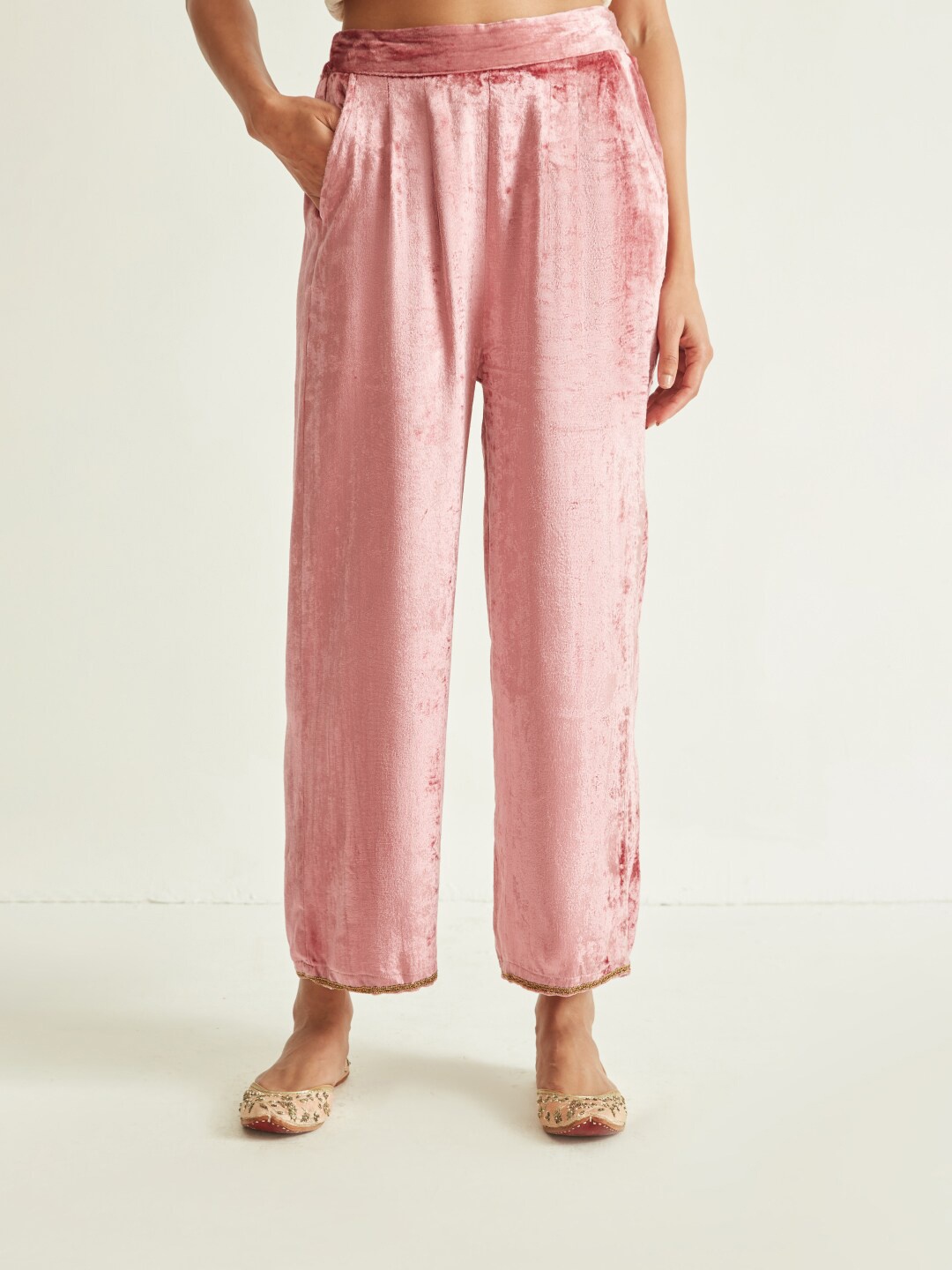 

Ancestry Women Straight Palazzos, Pink