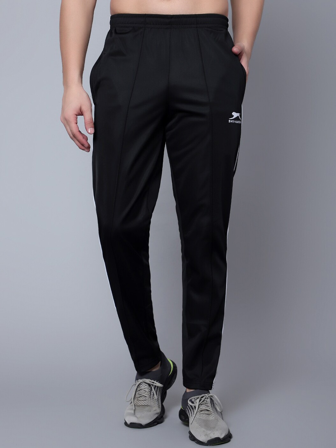 

Shiv Naresh Men Regular-Fit Track Pants, Black