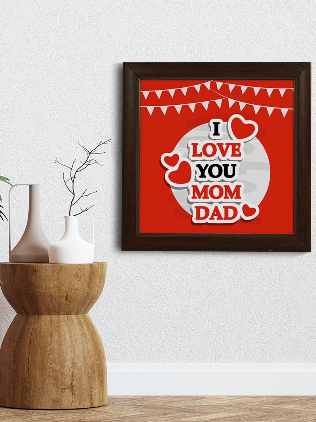 

Crazy Corner Mother's Day Red & White Printed Photo Frame