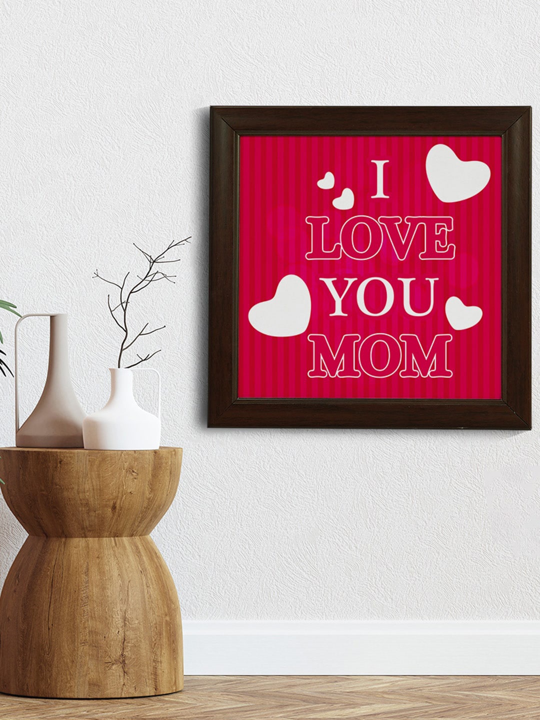 

Crazy Corner Mother's Day Red & White Printed Framed Wall Photo Frame