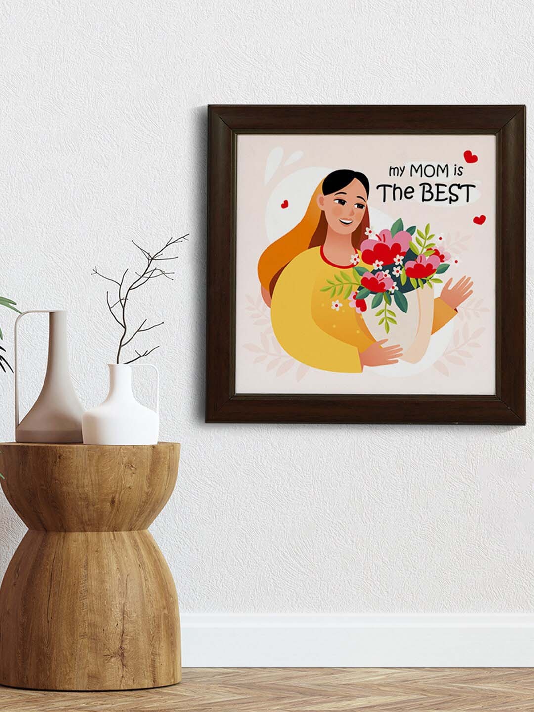 

Crazy Corner White & Yellow Mother's Day Photo Frame