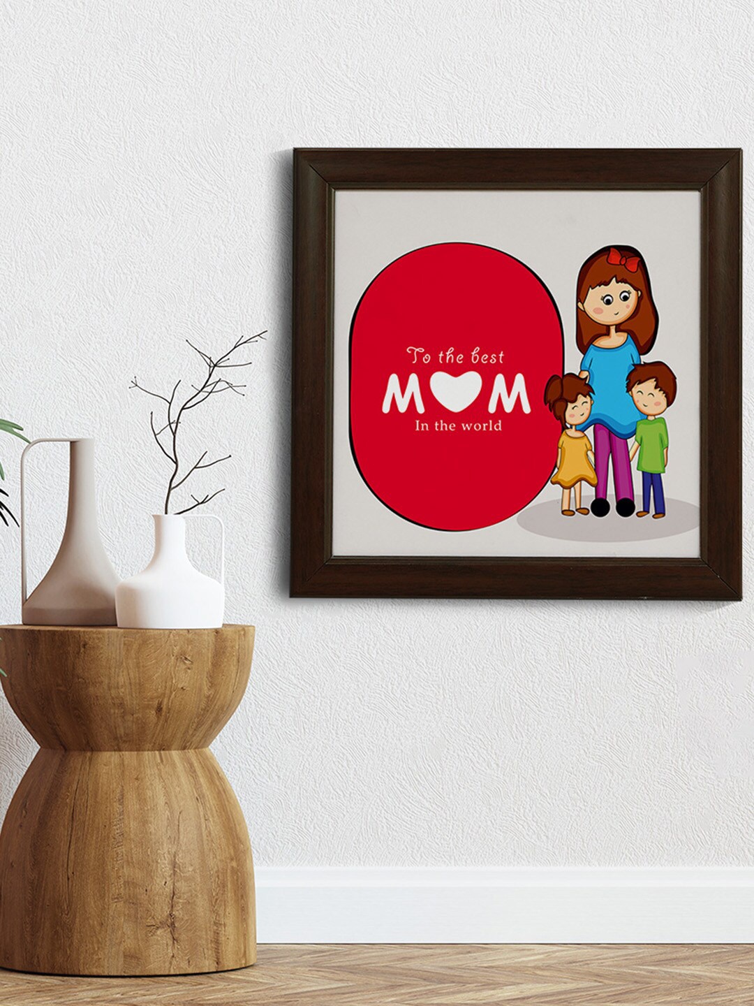

Crazy Corner Mother's Day White & Red Wooden Photo Frame