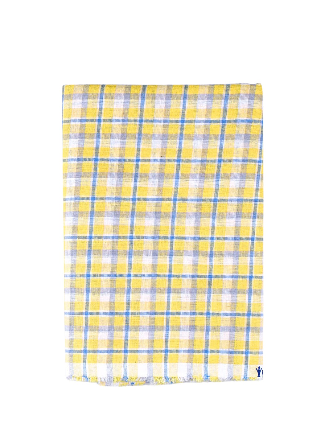 

Ramraj Men Pack Of 2 Checked Shirt Fabric, Yellow