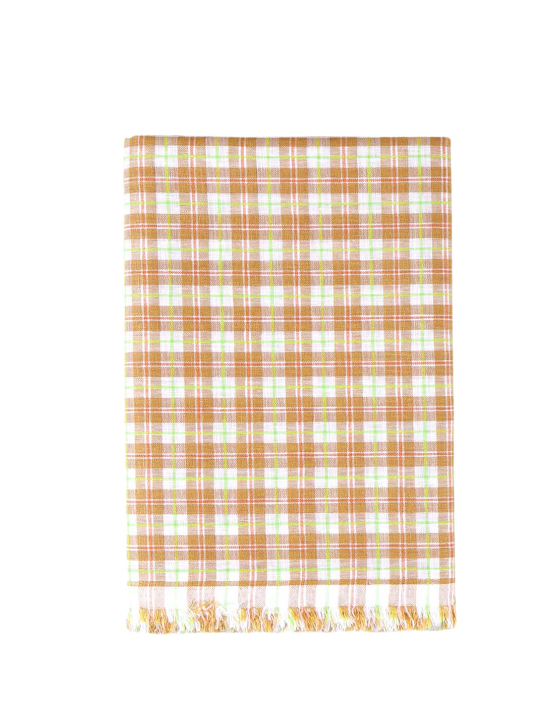 

Ramraj Men Pack Of 2 Checked Shirt Fabric, Brown