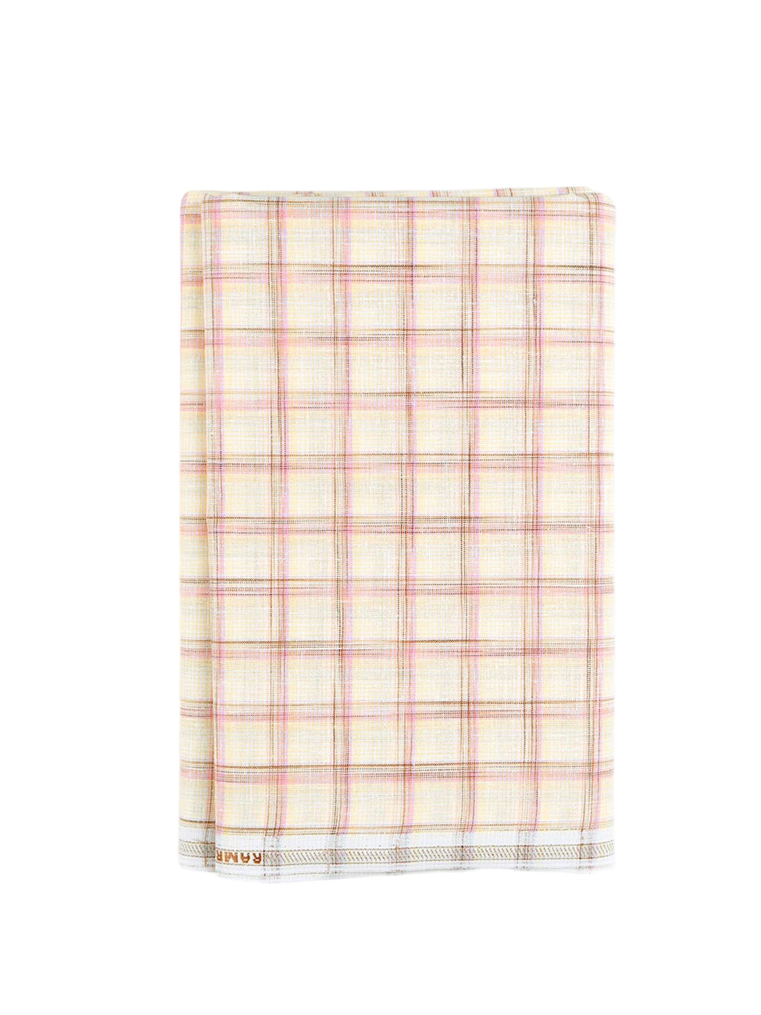 

Ramraj Men Pack Of 2 Checked Shirt Fabric, Brown