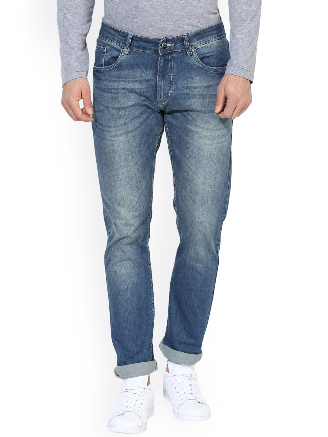 

Red Tape Men Blue Regular Fit Mid-Rise Clean Look Jeans