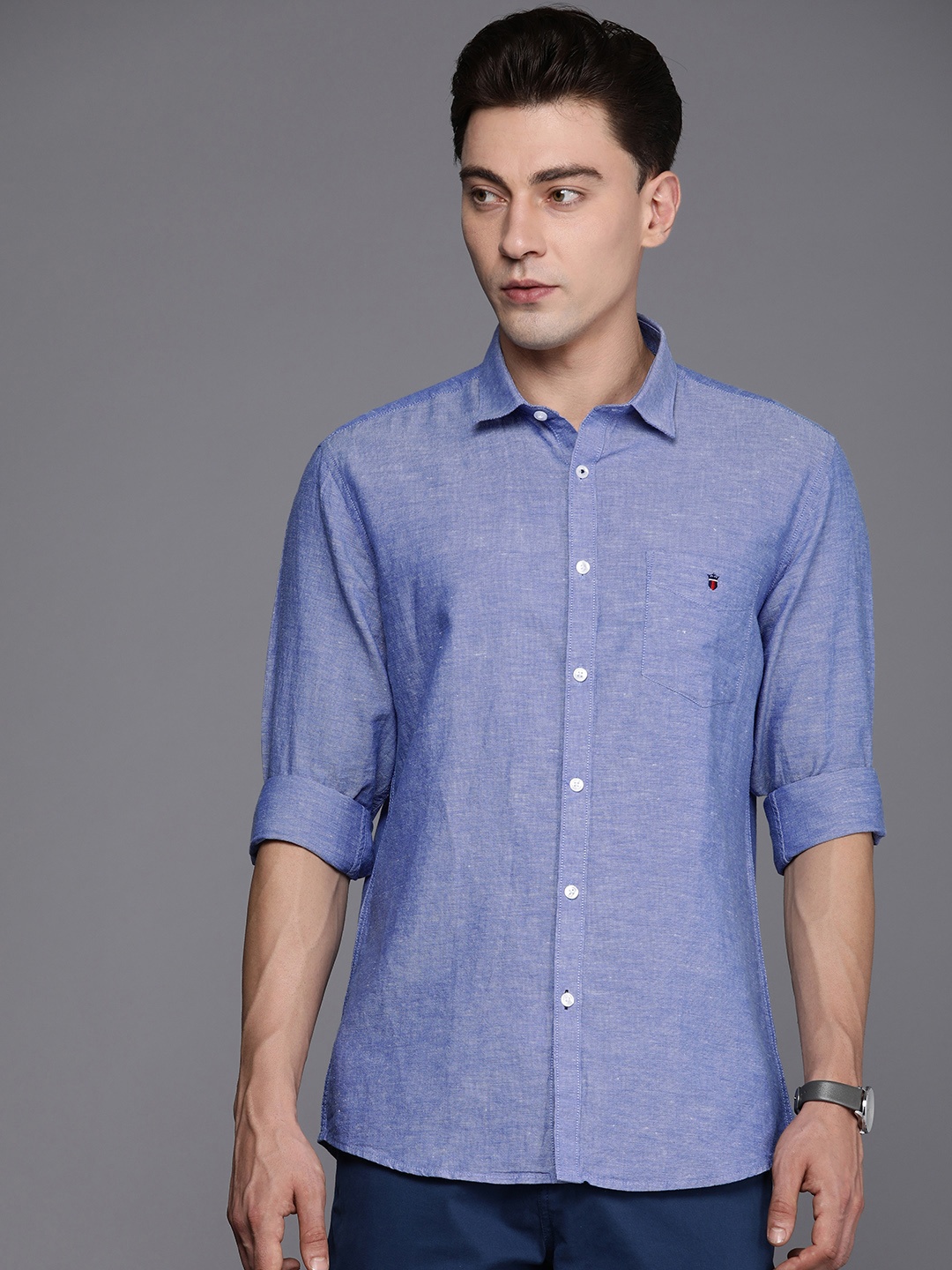 

Louis Philippe Sport Slim Fit Casual Shirt, Blue