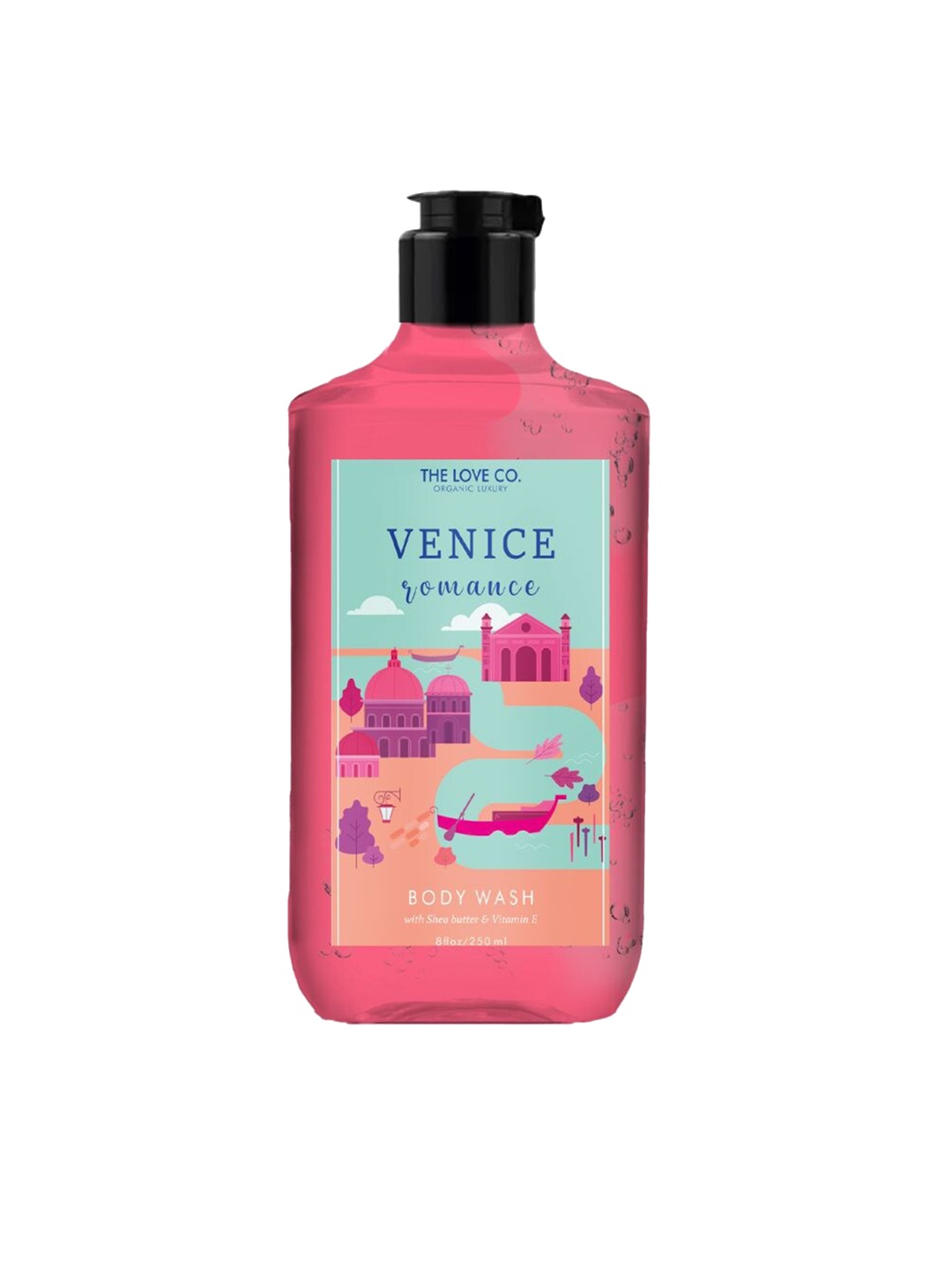

THE LOVE CO. Venice Romance Vegan & Paraben Free Body Wash 295ml, Green