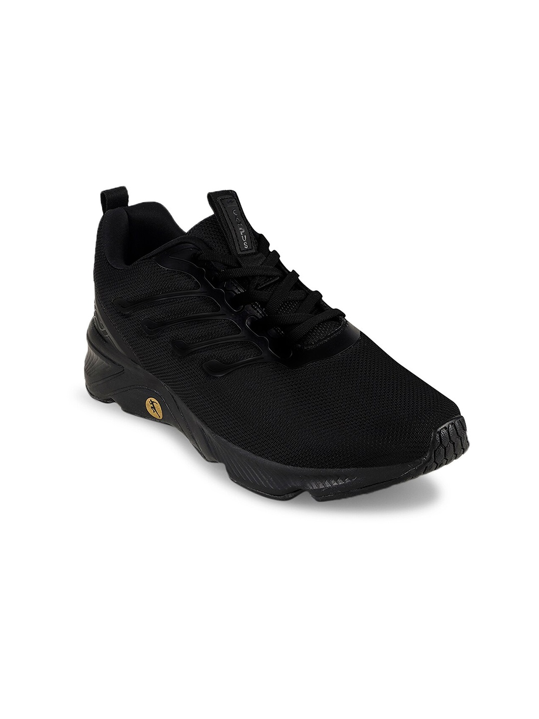 

Campus Men RUMBLE Mesh Non-Marking Running Shoes, Black