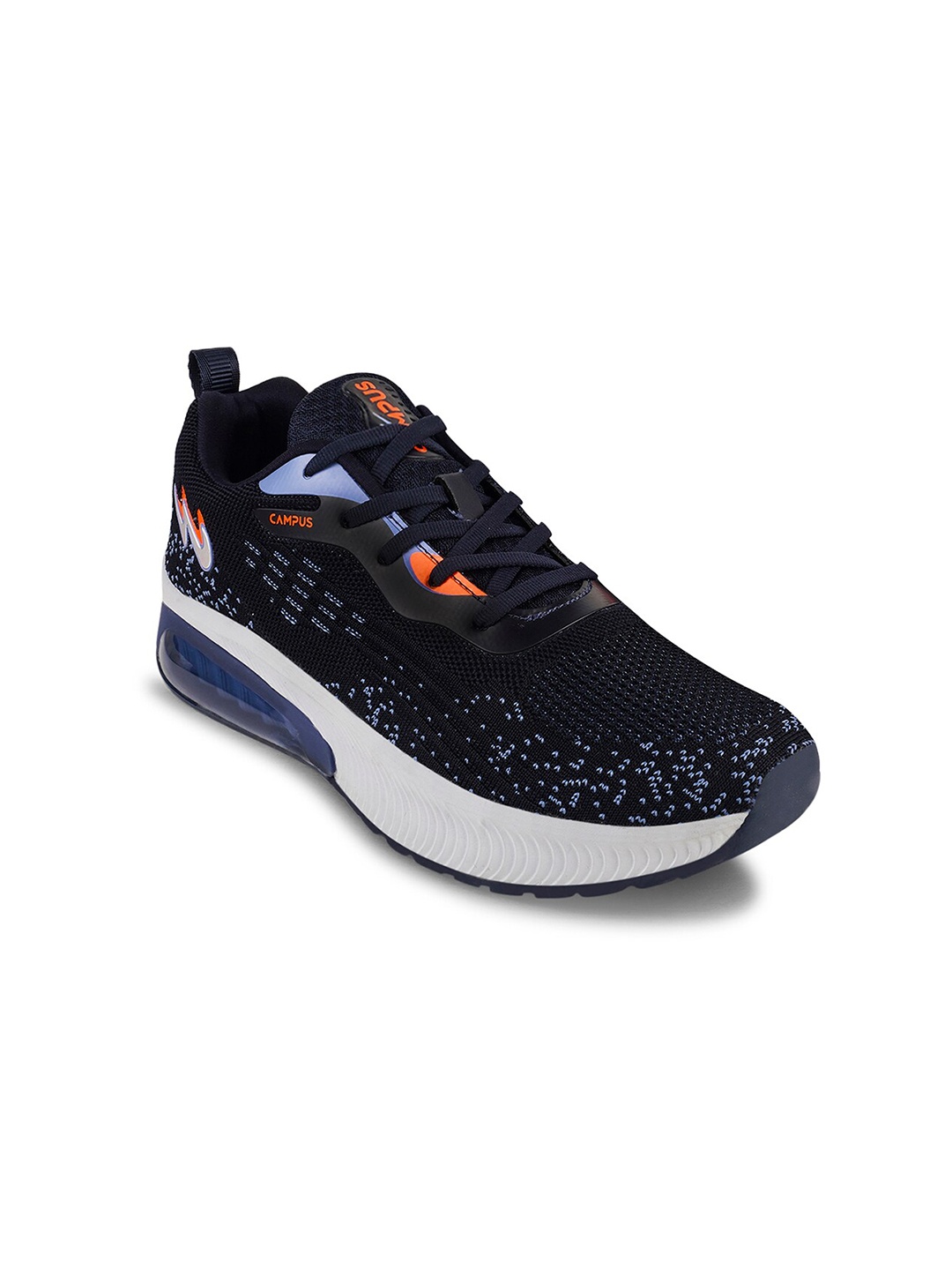 

Campus Men STEAM Mesh Air Capsule Non-Marking Running Shoes, Navy blue