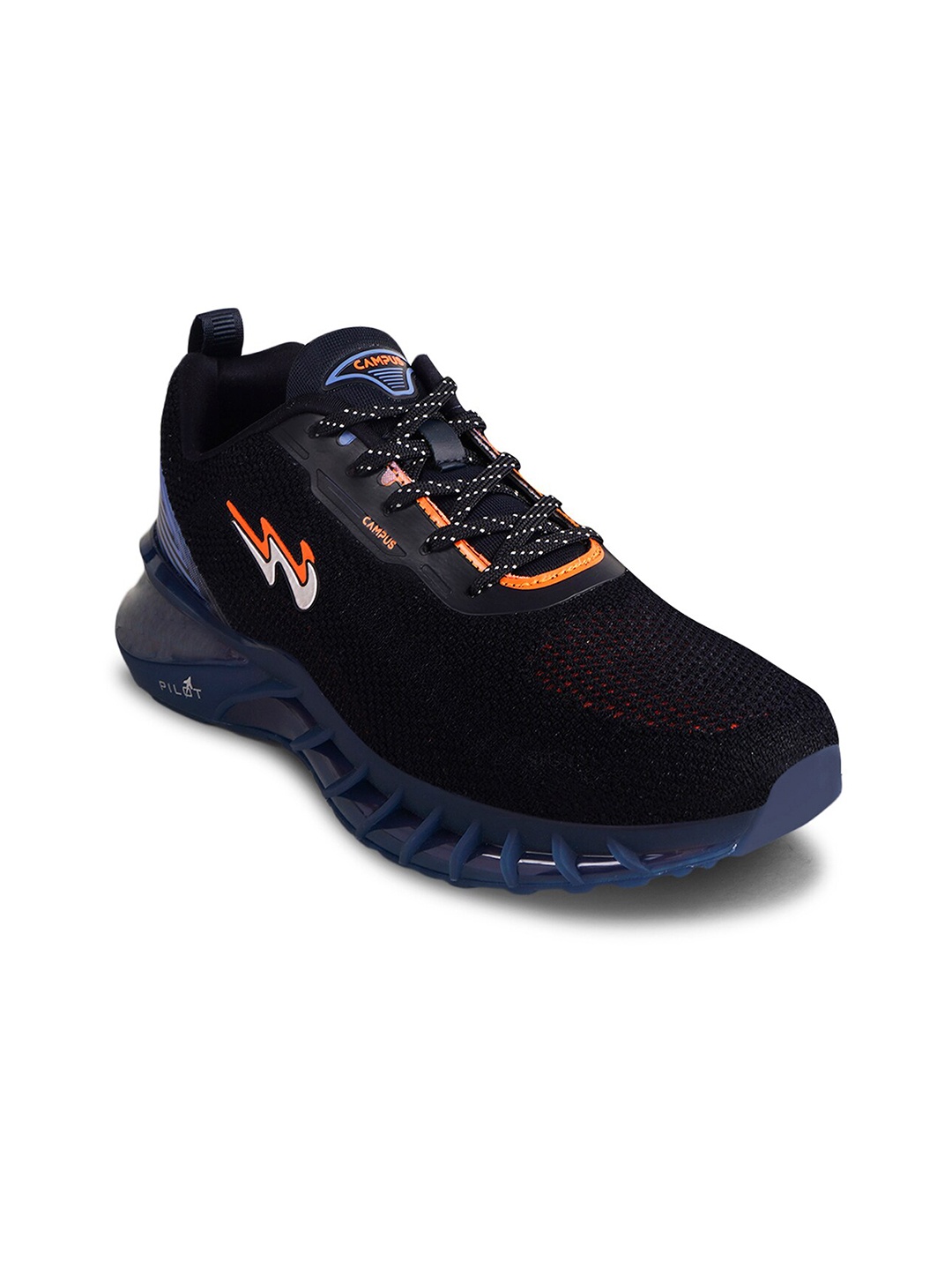 

Campus Men HOOD Bouncy Midsole Mesh Running Non-Marking Shoes, Navy blue