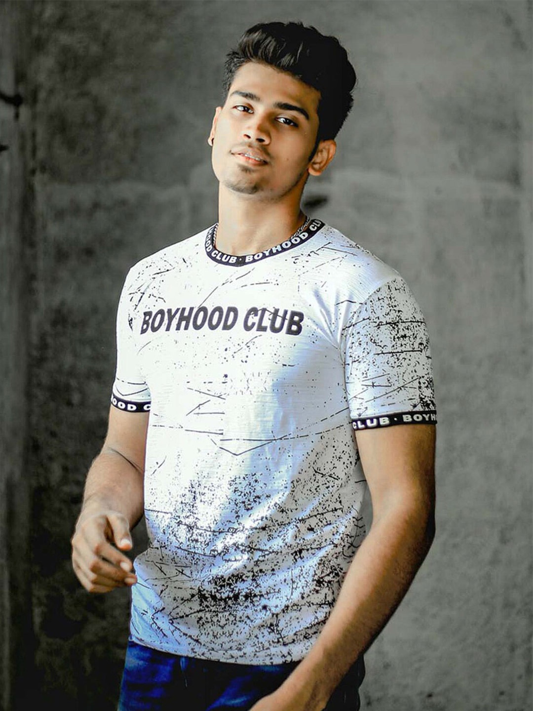 

Powerlook Typography Printed T-shirt, White