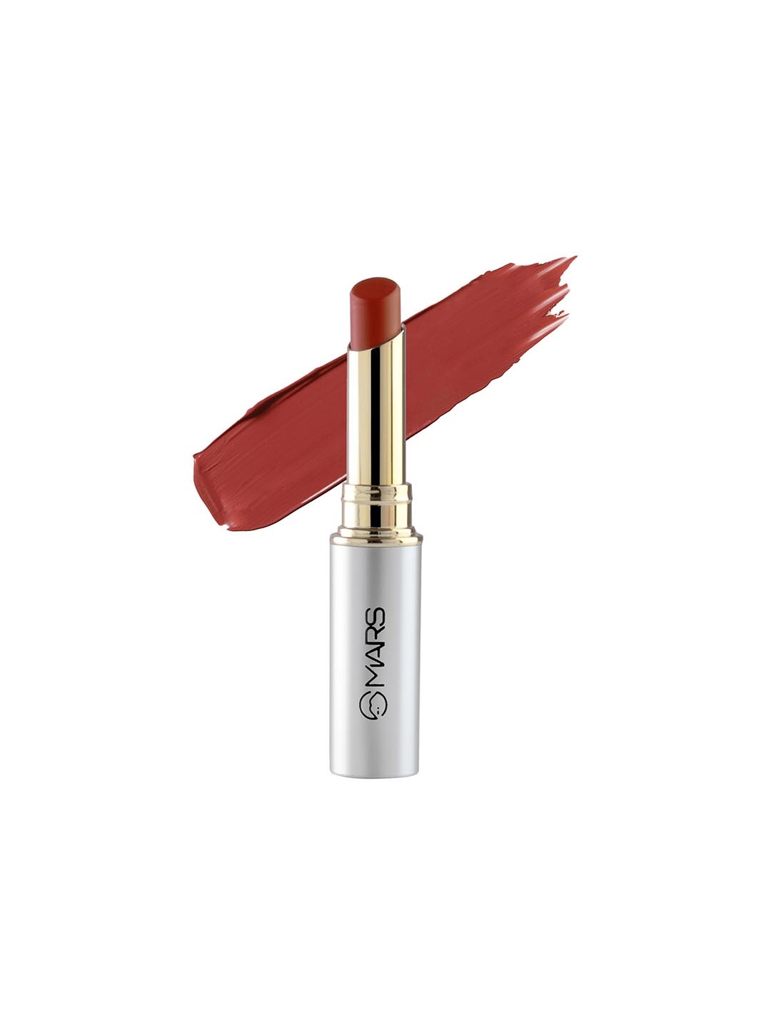 

MARS Silk Non-Transfer Long-Lasting Ultra Matte Lipstick - Candied Apple 04, Nude