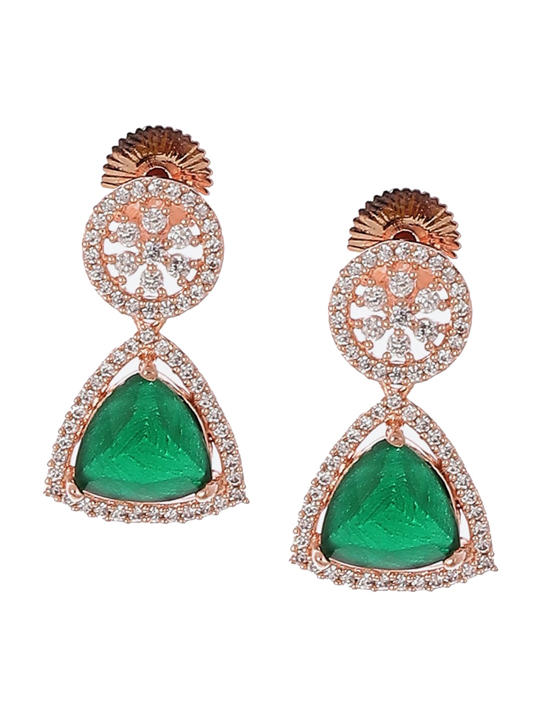 

Biba Rose Gold-Plated Contemporary Drop Earrings