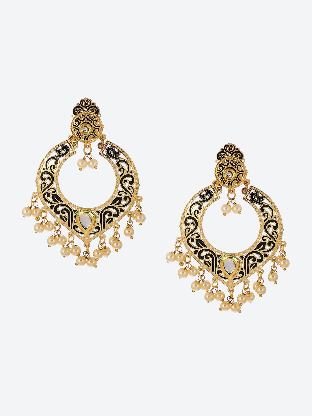 

Biba Gold-Plated Contemporary Chandbalis