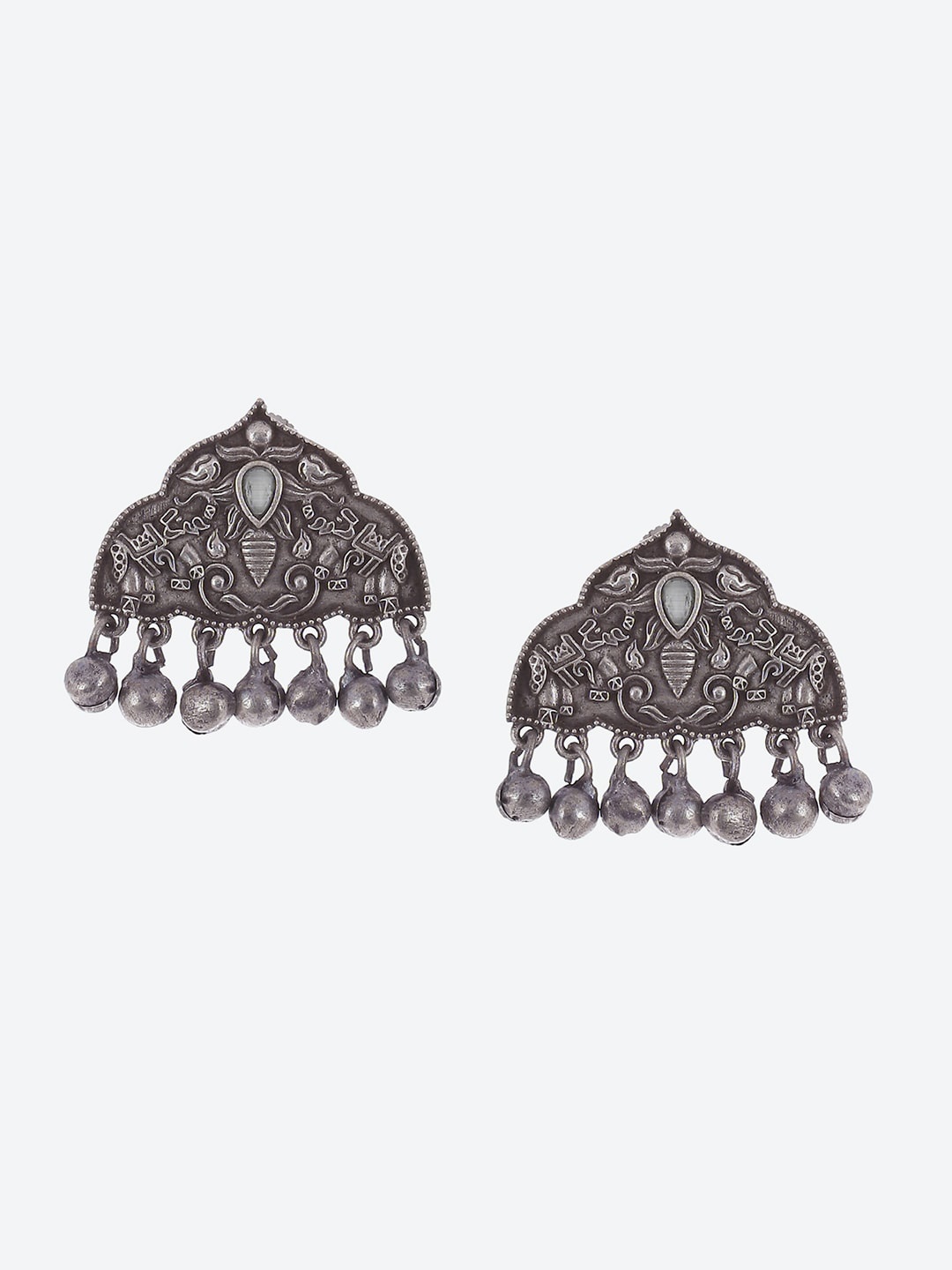 

Biba Silver-Plated Contemporary Drop Earrings