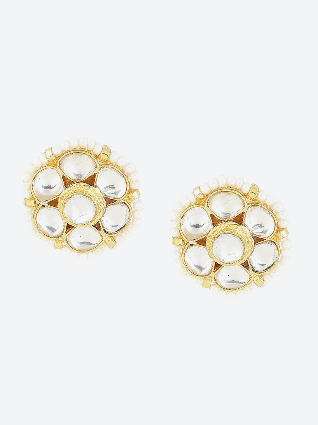 

Biba Gold-Plated Floral Studs Earrings