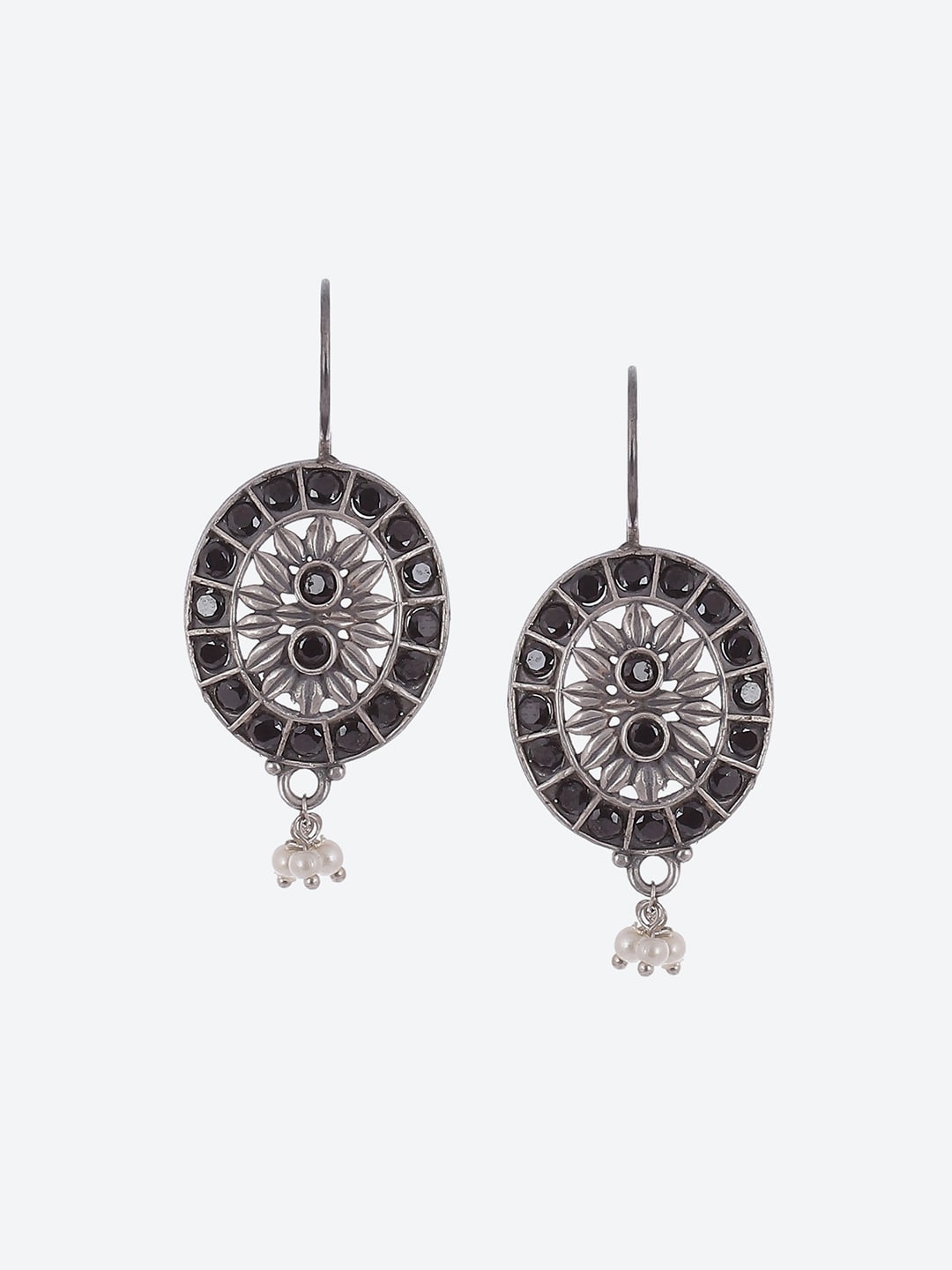 

Biba Silver-Plated Contemporary Drop Earrings
