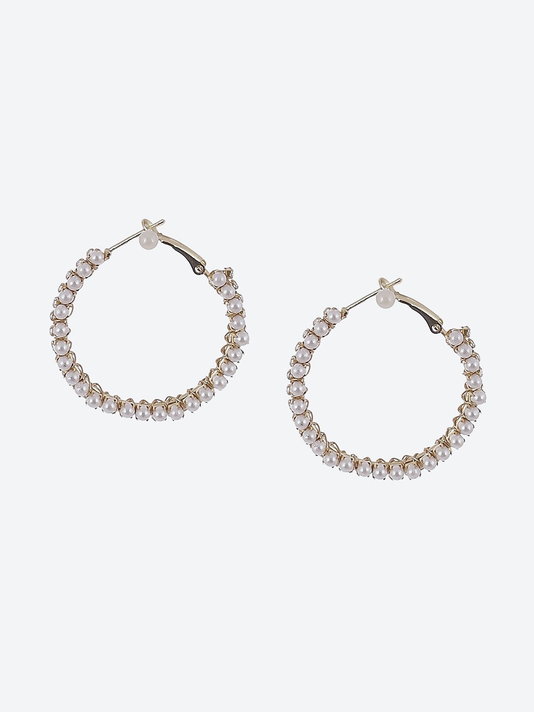 

Biba Gold-Plated Contemporary Hoop Earrings