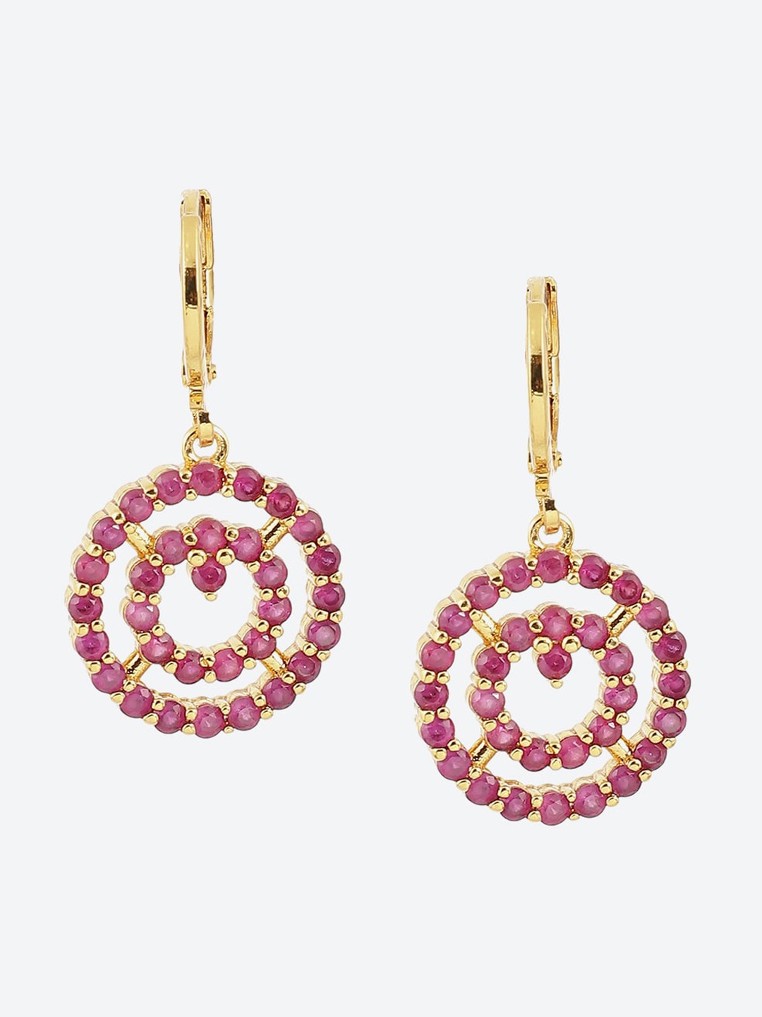 

Biba Gold-Plated Contemporary Hoop Earrings