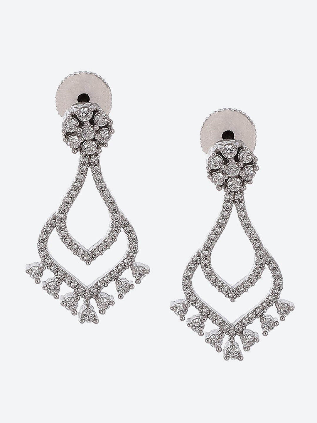 

Biba Contemporary Drop Earrings, White