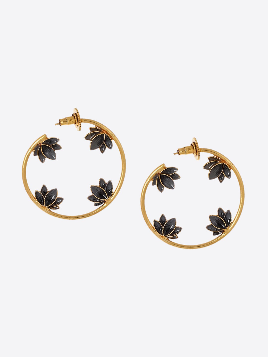 

Biba Gold-Plated Crescent Half Hoop Earrings