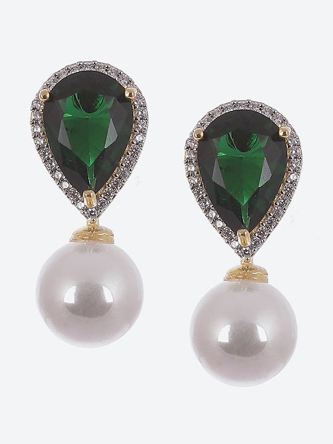 

Biba Gold Plated Contemporary Drop Earrings