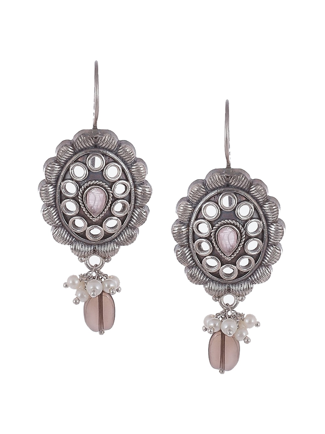 

Biba Silver-Plated Contemporary Drop Earrings