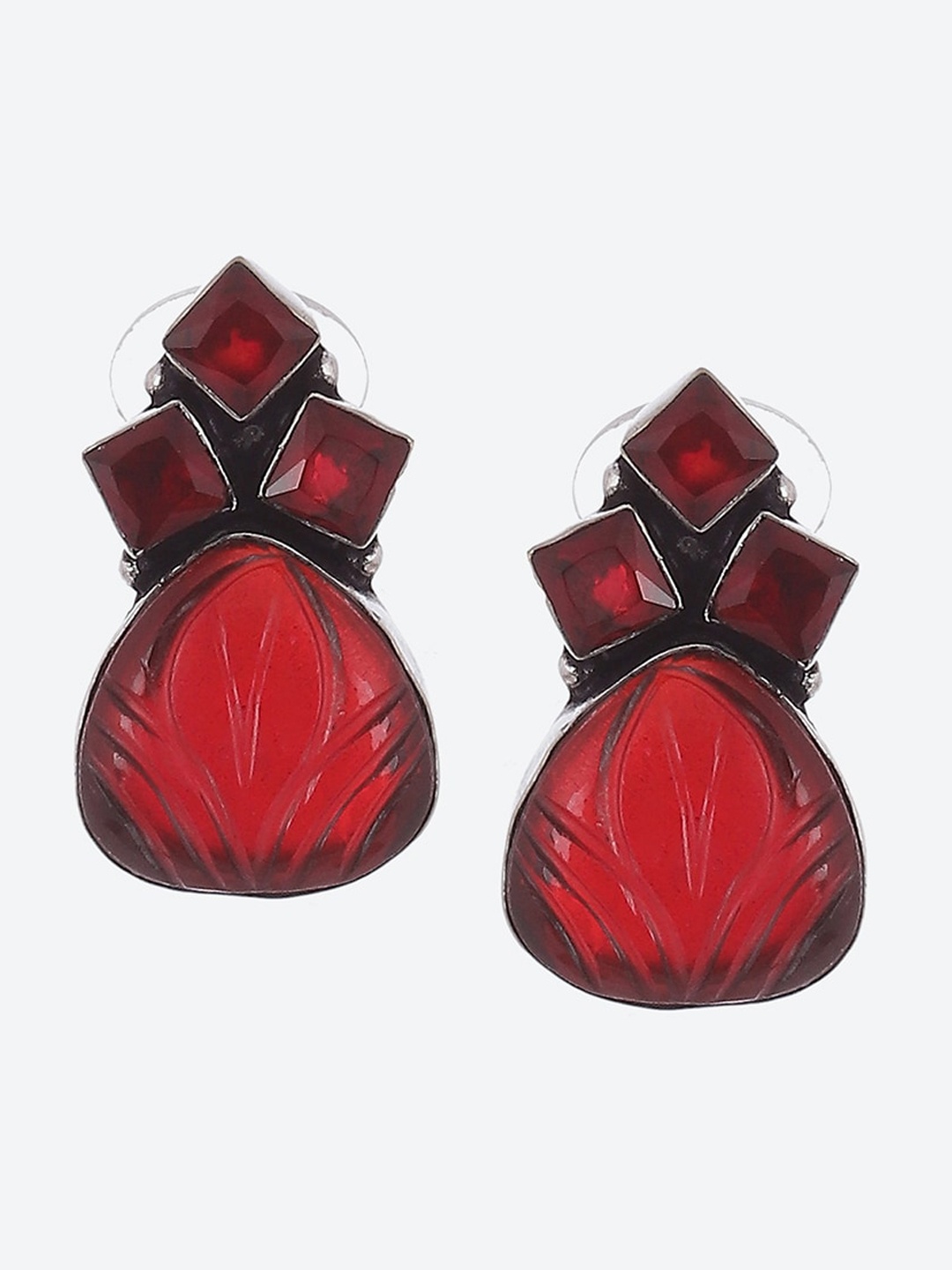 

Biba Silver-Plated Contemporary Drop Earrings