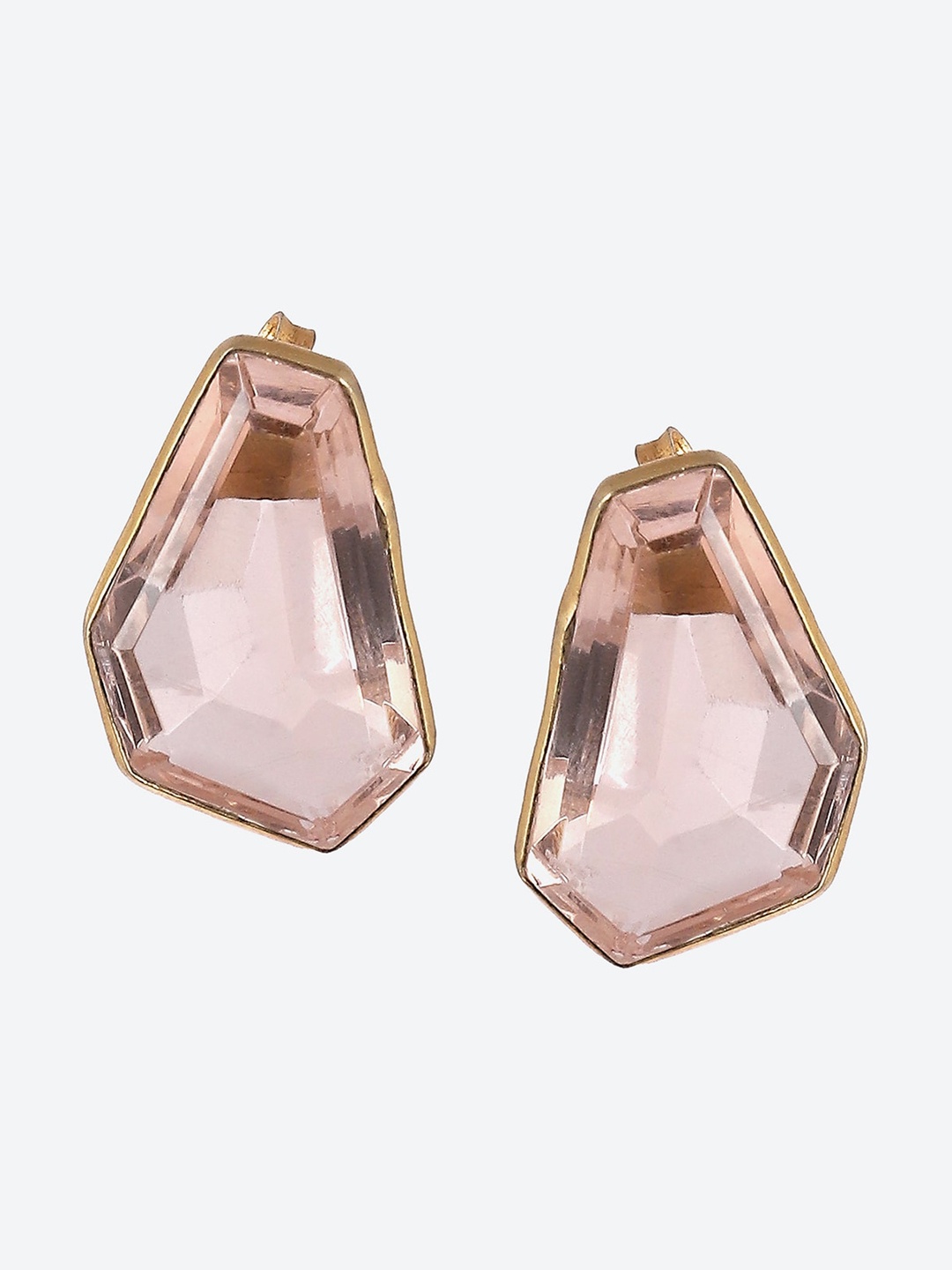 

Biba Gold-Plated Contemporary Drop Earrings
