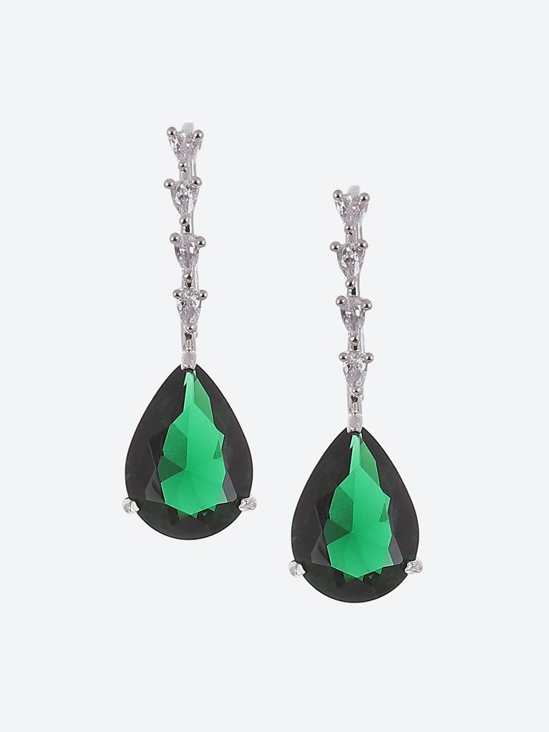 

Biba Silver-Plated Contemporary Drop Earrings