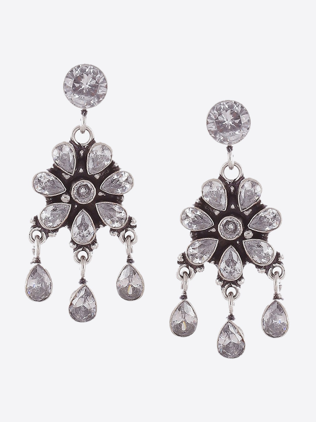 

Biba Contemporary Drop Earrings, White