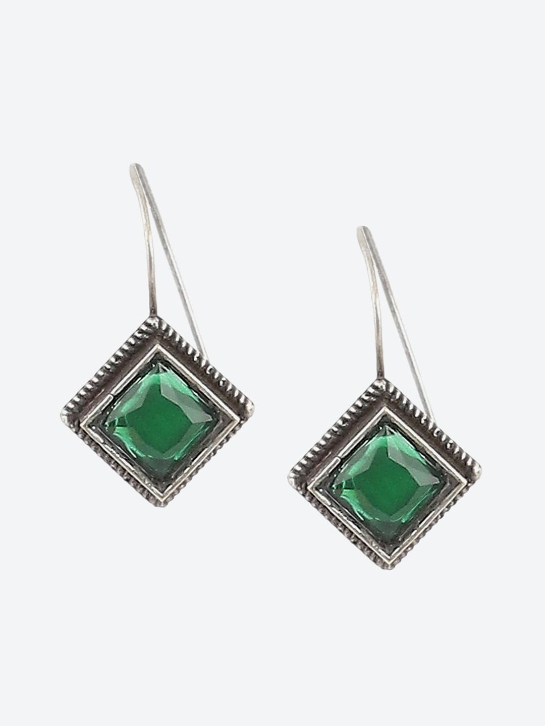 

Biba Contemporary Drop Earrings, Green
