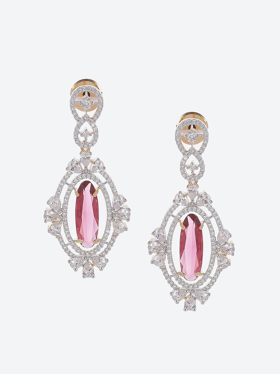 

Biba Contemporary Drop Earrings, Pink
