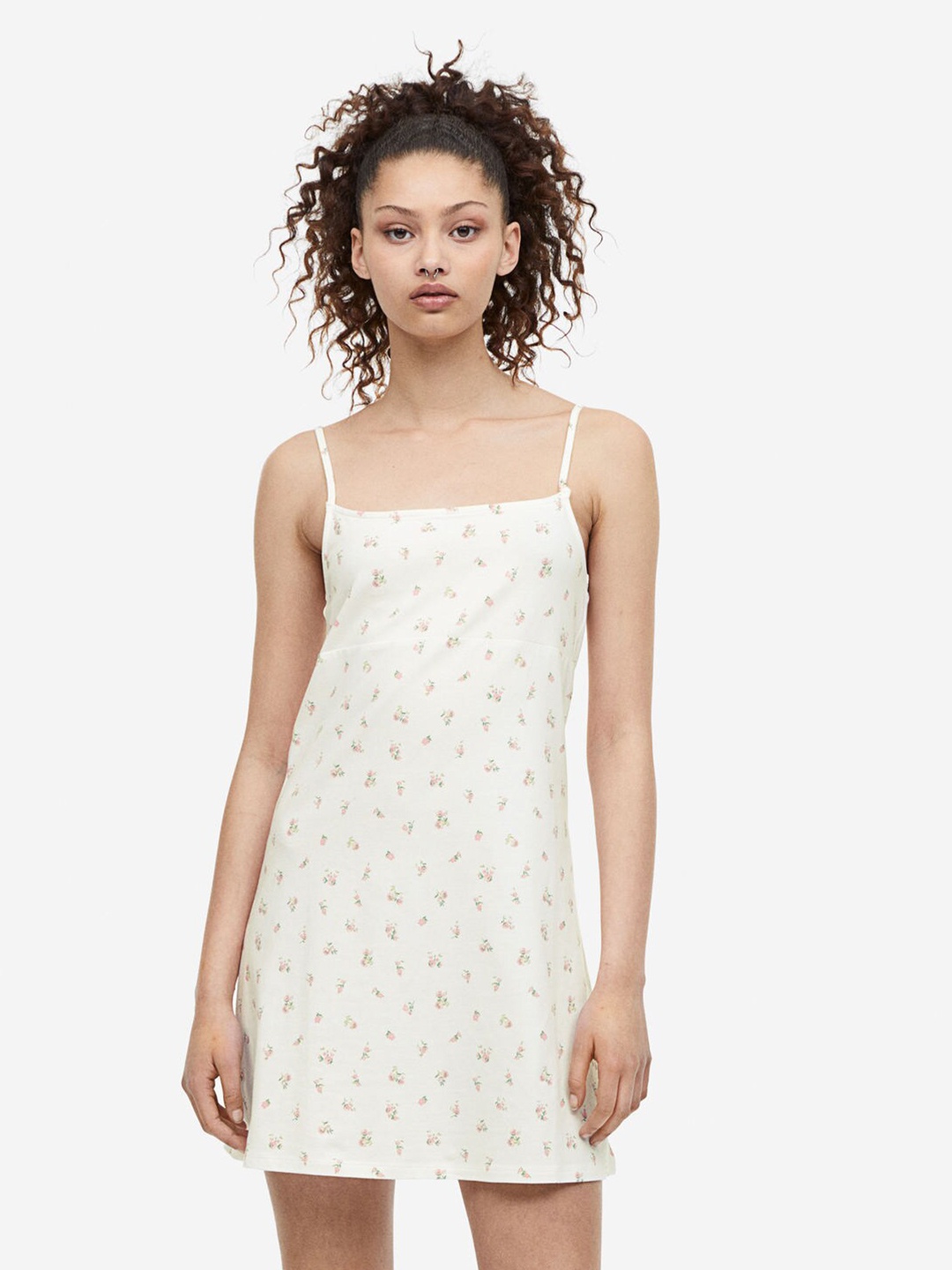 

H&M A-Line Jersey Dress, White