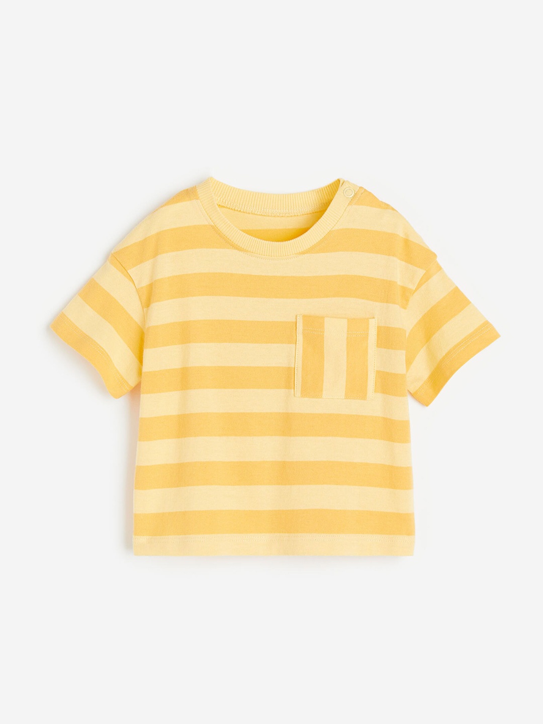 

H&M Boys Pure Cotton Jersey T-shirt, Yellow