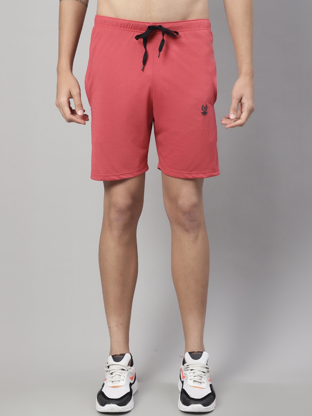 

MACK JONNEY Men Mid-Rise Sports Shorts, Pink